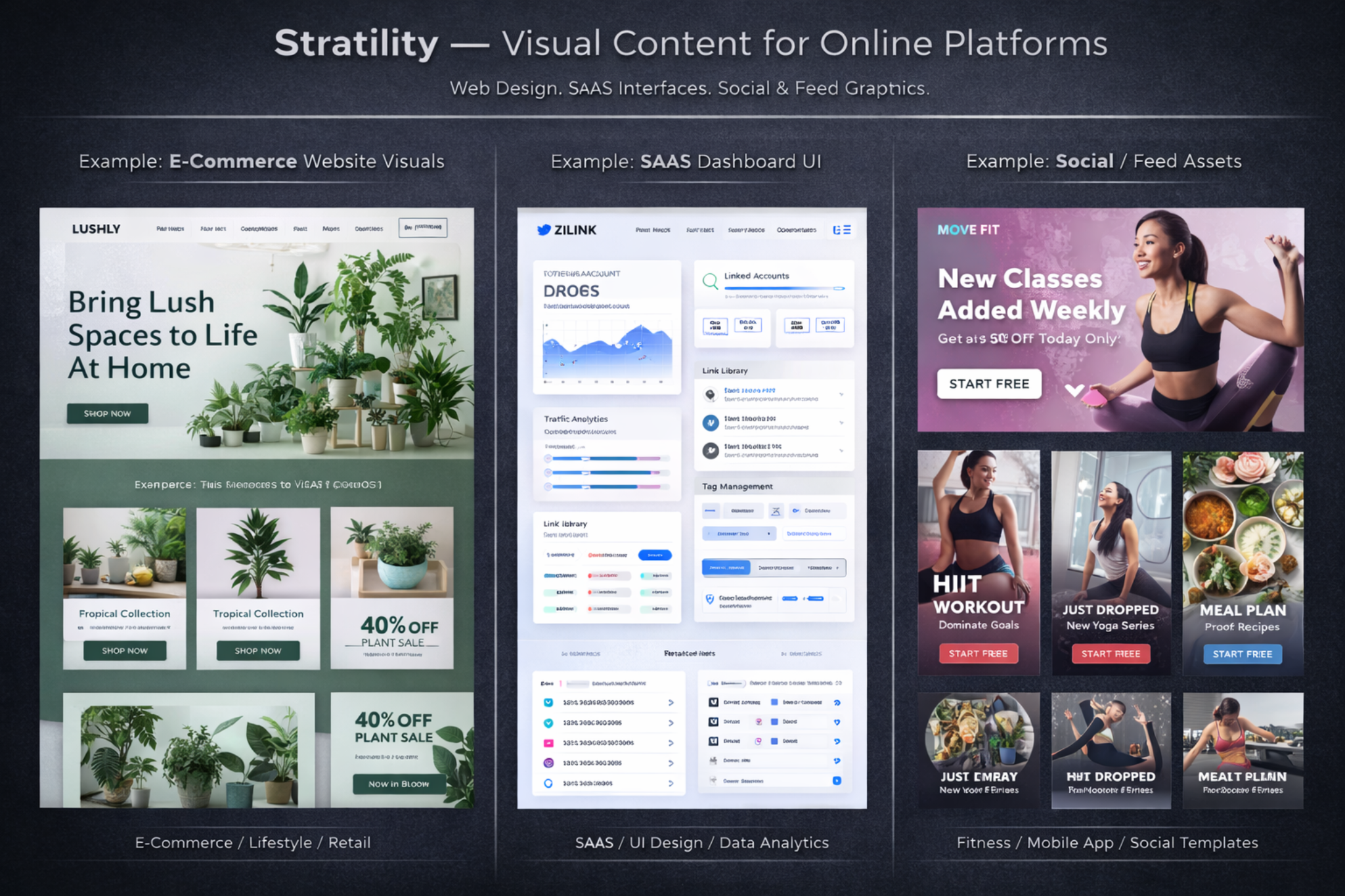 Visual Content for Online Platforms